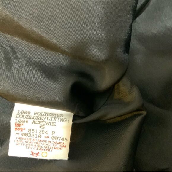 JS Collections Women's Formal Skirt black Size 6 waist: 15” - Picture 9 of 10